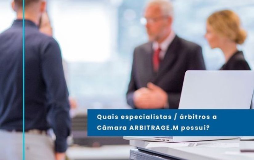 Quais especialistas/árbitros a Arbitrage.M possui??